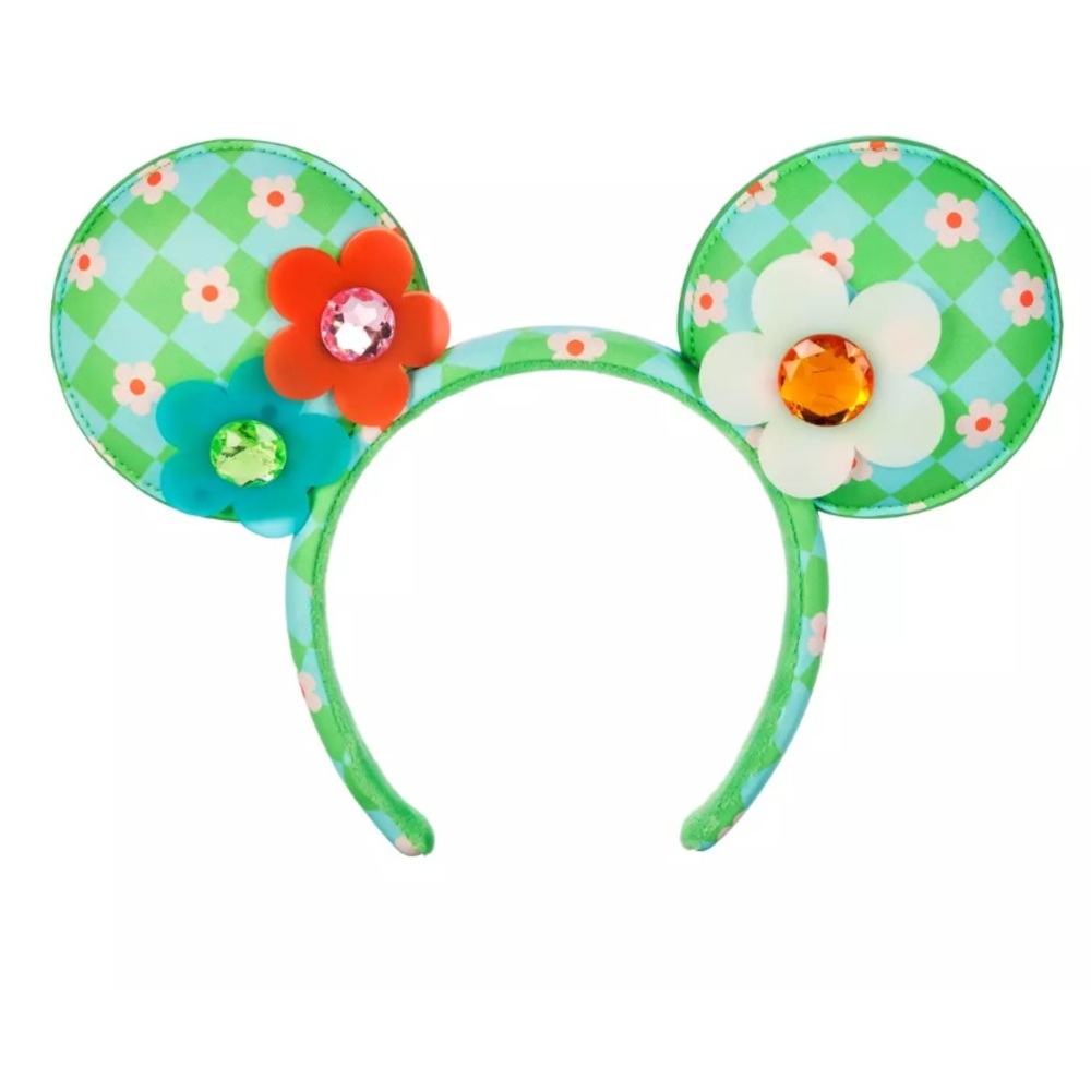 Disney Floral Headband - Green and Orange